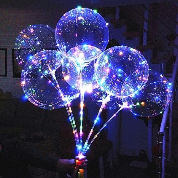 Transparent LED Light Balloons