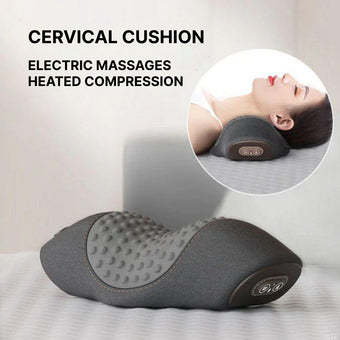 Heated Massage Pillow with Headrest