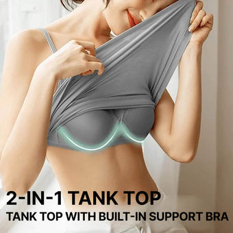 Tank Top with Built-In Bra - TopBra