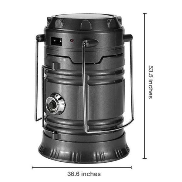 3-in-1 Camping Lantern and Torch - LED Flame Effect