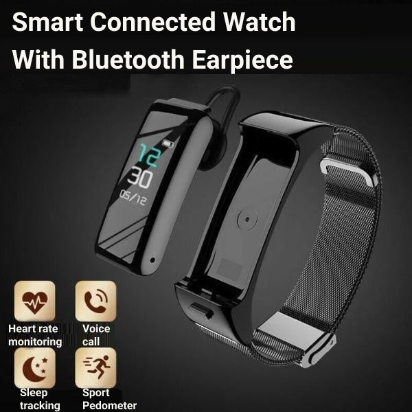 Smart Connected Watch With Bluetooth Earpiece - WatchNext™