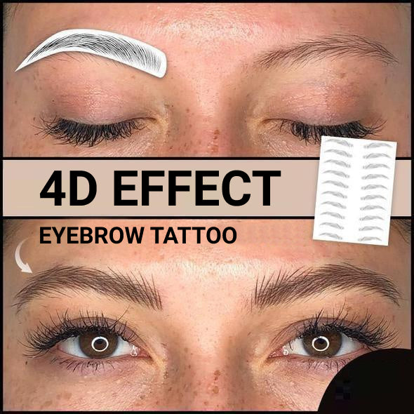 4D Eyebrow Tattoo Sticker (set of 10)