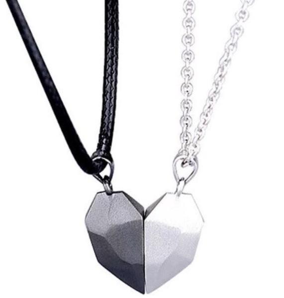Heart-Shaped Necklace For Couples