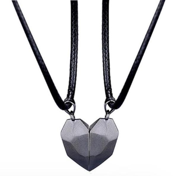 Heart-Shaped Necklace For Couples
