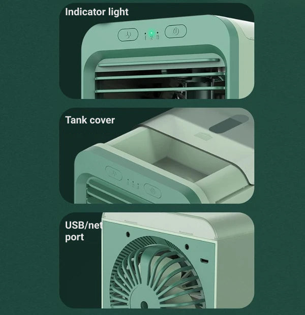 Mini Water-Cooled Rechargeable Air Conditioner