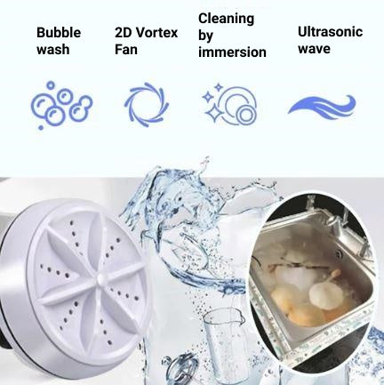 Mini Dishwasher | Portable Ultrasonic Washing Machine