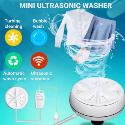 Mini Dishwasher | Portable Ultrasonic Washing Machine