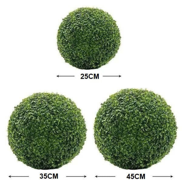Artificial topiary plant ball