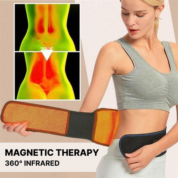Self-Heating Magnetic Lumbar Belt